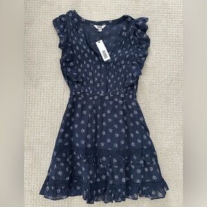 BB Dakota Steve Madden navy floral dress